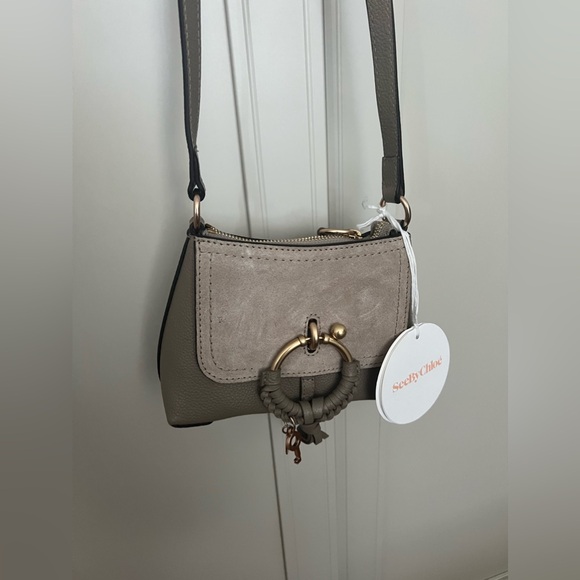 SEE BY CHLOÉ Joana leather crossbody NEW Cream - Picture 8 of 10